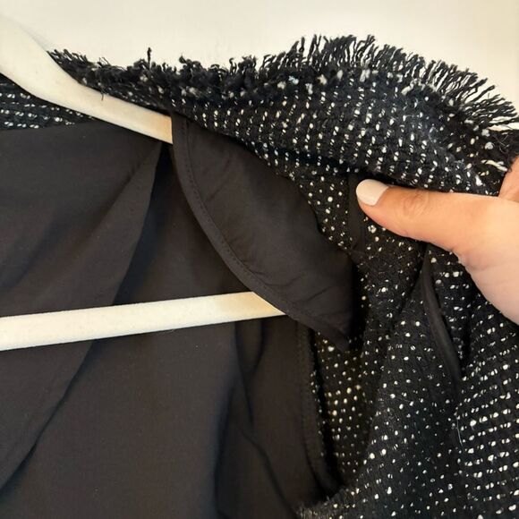 Rebecca Taylor Women tweed Rae hem blazer suit jacket pockets size 6 - EUC! - Picture 5 of 11